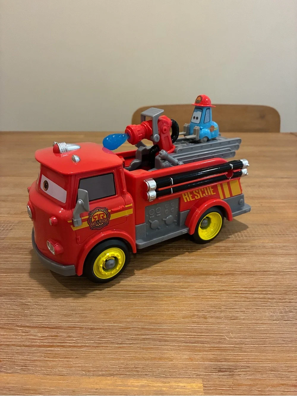 Lightening McQueen RED Rescue Fire Truck Toy
